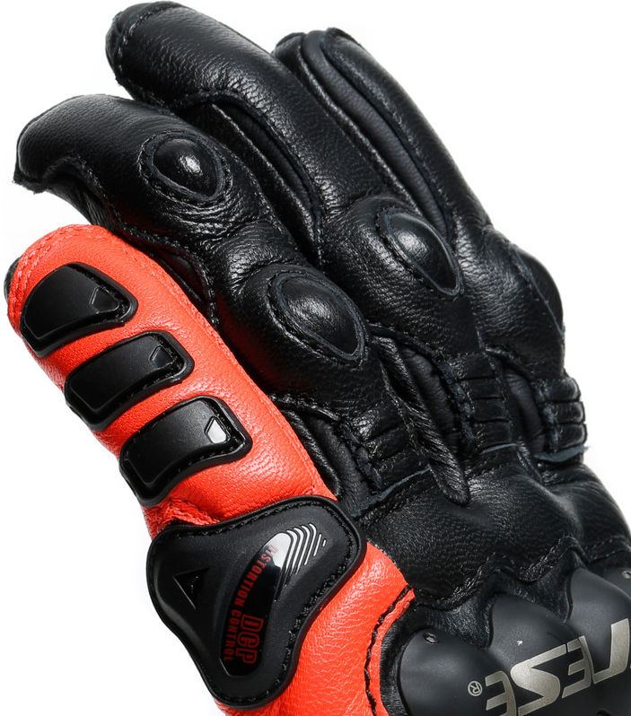 Dainese 4-STROKE 2 GLOVES, BLACK/FLUO-RED | 201815926628008
