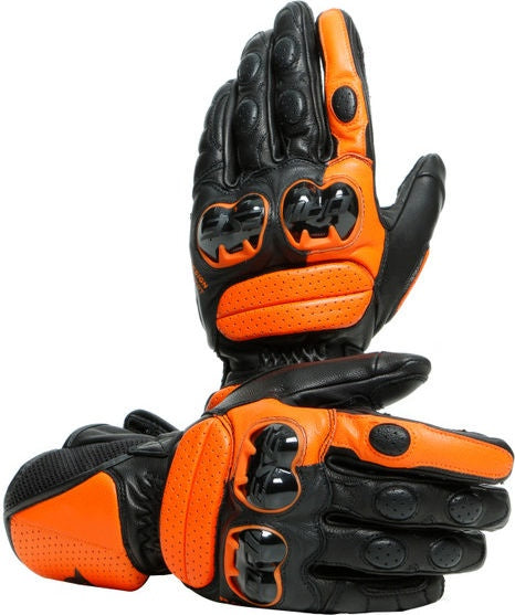 Dainese IMPETO GLOVES, BLACK/FLAME-ORANGE | 20181592719D001