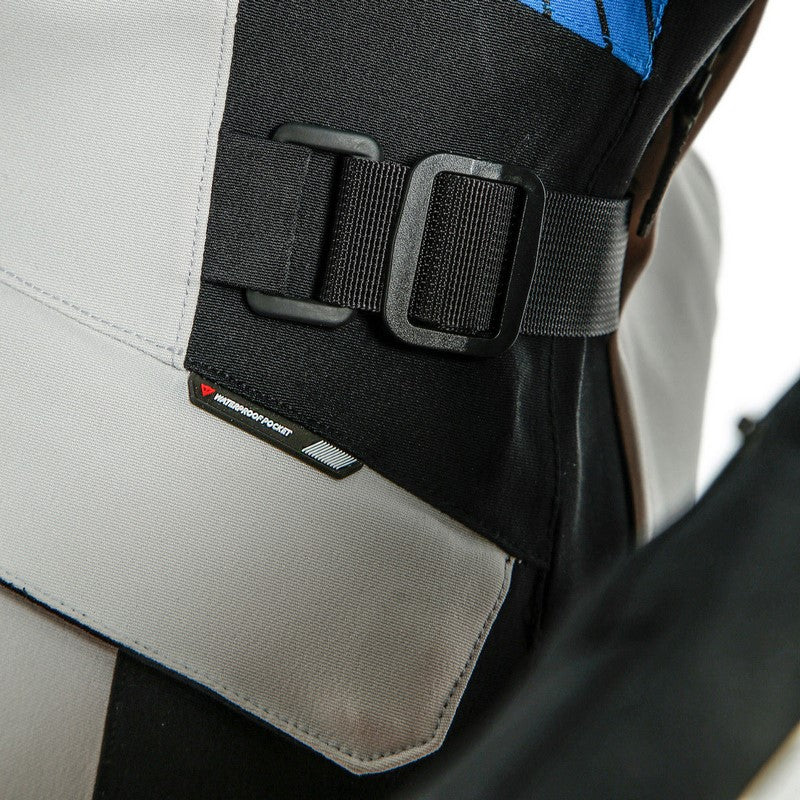 Dainese TONALE LADY D-DRY XT JACKET, GLACIER-GRAY/PERFORMANCE-BLUE | 20265461665C005