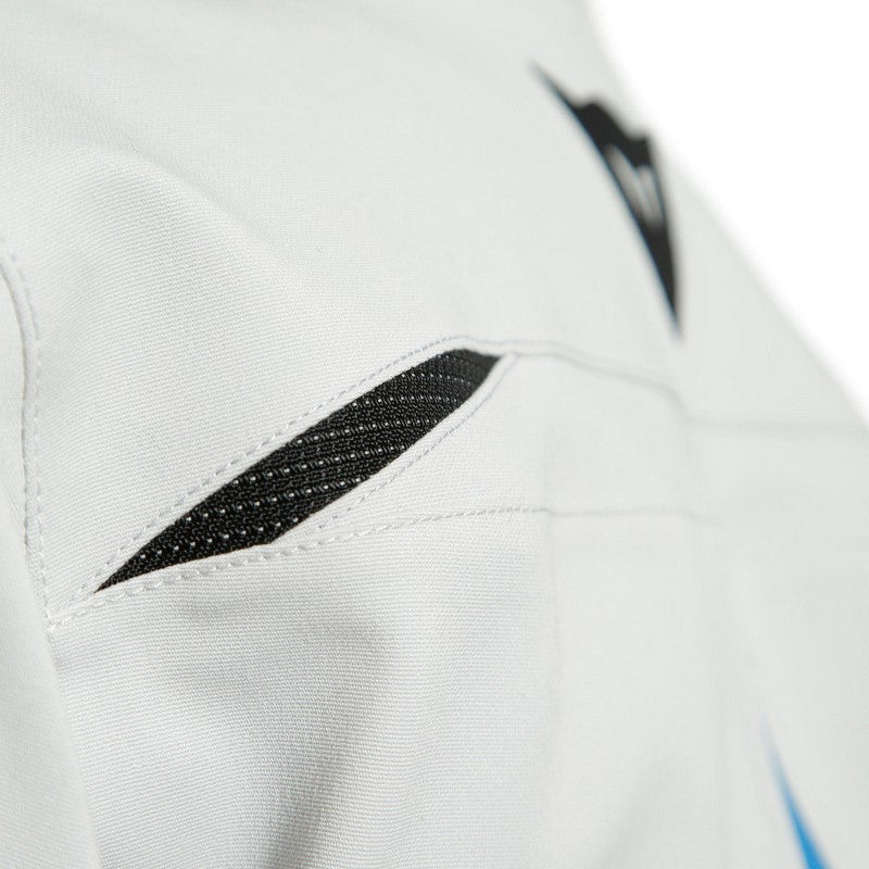 Dainese TONALE LADY D-DRY XT JACKET, GLACIER-GRAY/PERFORMANCE-BLUE | 20265461665C005