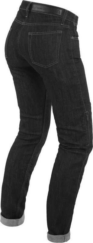 Dainese DENIM SLIM LADY TEX PANTS, BLACK | 202755154001005
