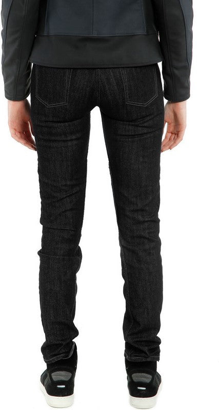 Dainese DENIM SLIM LADY TEX PANTS, BLACK | 202755154001005