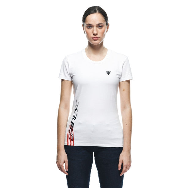 Dainese T-Shirt Logo Lady White/Black | 202896883-601