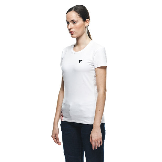 Dainese T-Shirt Logo Lady White/Black | 202896883-601