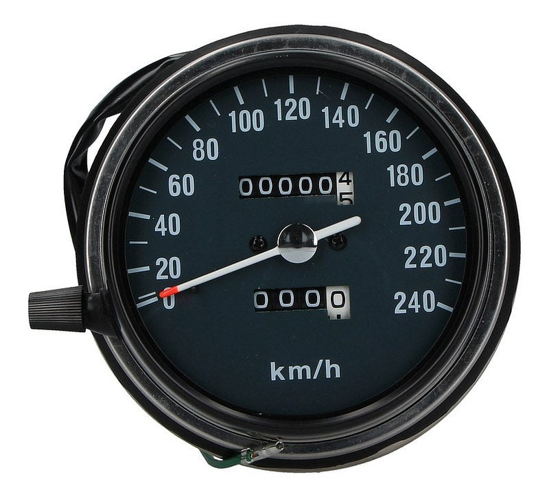 Ducati Speedometer 0-240 km, h, anthracite - 500, 600 Pantah,900, 1000 MHR, S2, Darmah | 080138605-Z