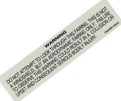 Ducati Genuine LABEL, WARNING SCREEN | 43311651A