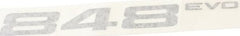 Ducati Genuine STICKER 848 FOR BLACK | 43713071AT