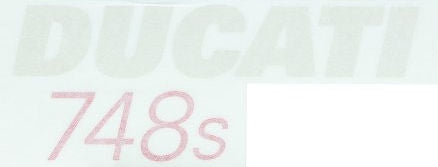 Ducati Genuine GRAPHIC, LEFT DUCATI 748 S | 43812481A