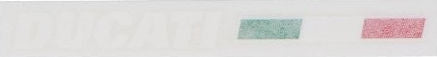 Ducati Genuine ITA FLAG STICKER DUCATI LH | 4381D251A