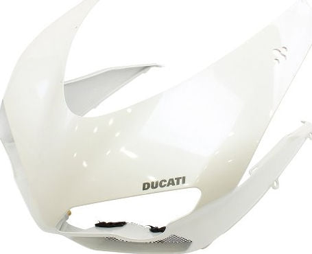 Ducati Genuine COMPLETE HEADLIGHT FAIRING WHITE | 48120414AW