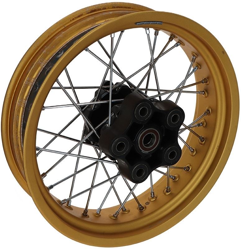 Ducati Spokewheel rear 4,50x17 gold conversion - Desert SledSled | 50222231U