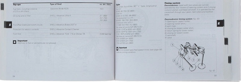 Ducati Genuine OWNER'S MANUAL | 91370601H
