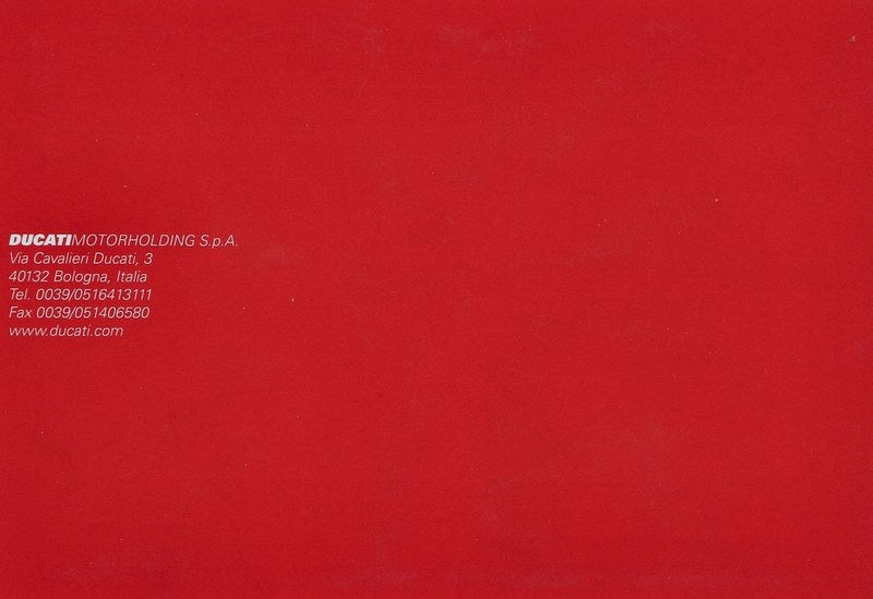 Ducati Genuine OWNER'S MANUAL JAPANESE | 91371151D