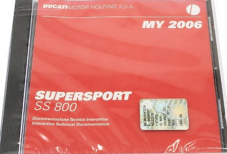 Ducati Genuine WORKSH.MAN.CD ROM 800 SS/06 | 91470641A