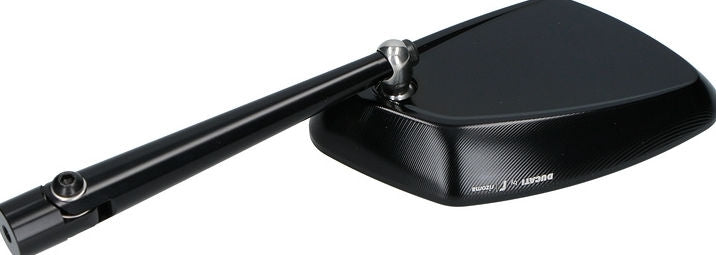 Ducati Rizoma RH Aluminium Rear-View Mirror – Black | 96880531AA