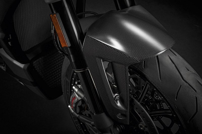Ducati Accessories Carbon Front Mudguard Polished | 96980771AB