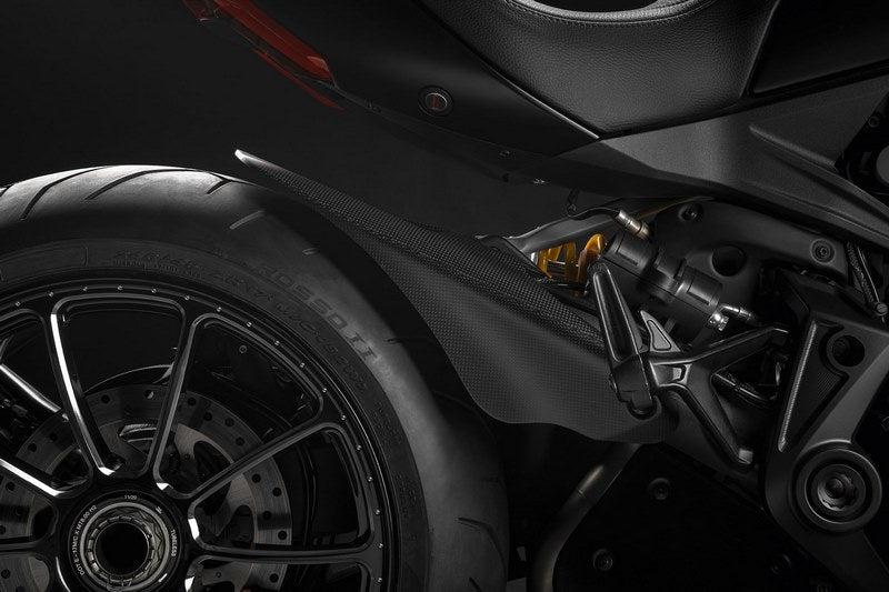 Ducati Accessories Carbon Rear Mudguard Polished | 96980821AB