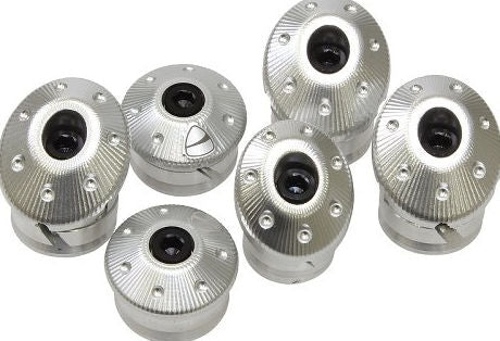 Ducati Genuine SILVER CNC FRAME PLUG KIT - M | 97380131A