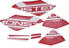 Ducati Accessories Decals With Monster Logo Red | 97480281AA