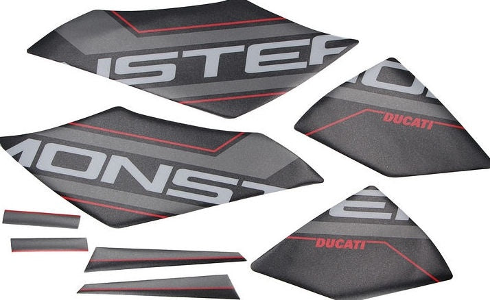 Ducati Accessories Decals With Monster Logo Grey | 97480281AC