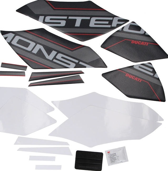 Ducati Accessories Decals With Monster Logo Grey | 97480281AC