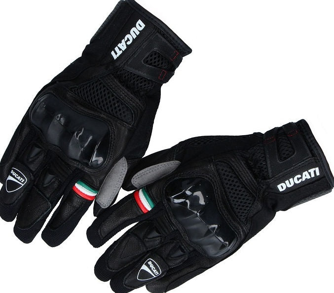 Ducati City C2 - Fabric-leather gloves, Black | 98102826