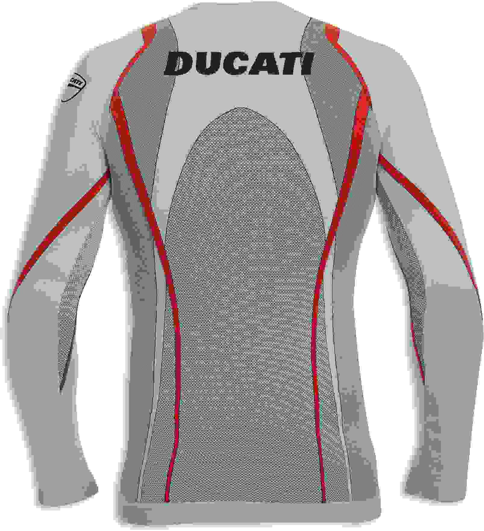 Ducati Cool Down - Long-sleeved seamless T-shirt, Grey | 98104001