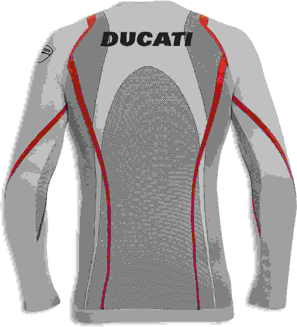 Ducati Cool Down - Long-sleeved seamless T-shirt, Grey | 98104001