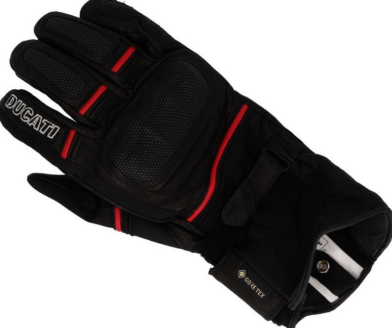 Ducati Strada C4 - Fabric-leather gloves, Black | 98104007