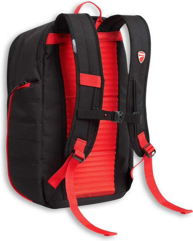 Ducati Accessories Redline B2 All-Use Knapsack Black-Red | 981040453