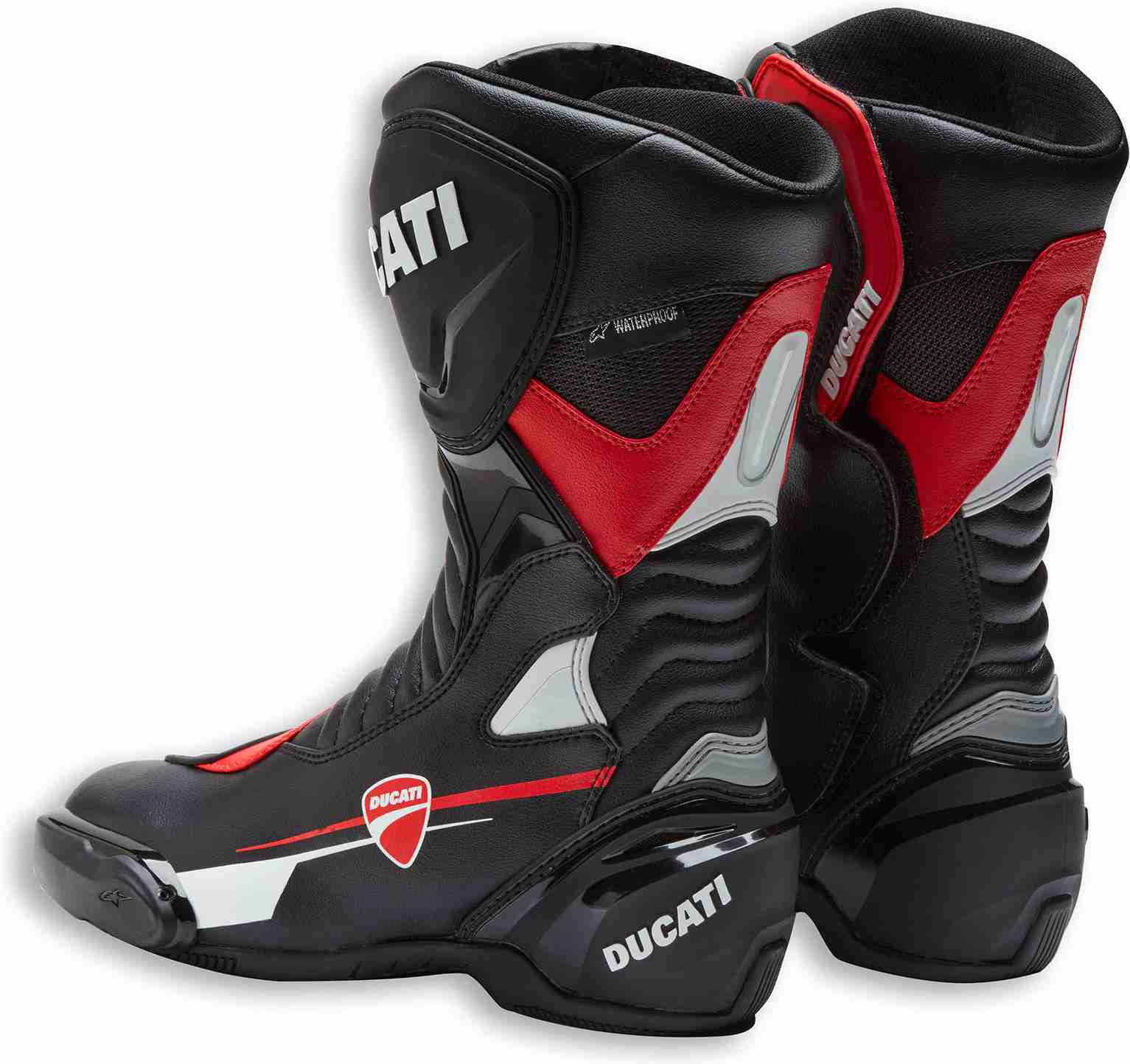 Ducati Speed Evo C1 WP - Sport-touring boots, Red-White-Black | 9810444