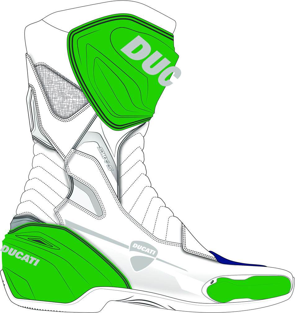 Ducati Speed Evo C1 WP - Sport-touring boots, Red-White-Black | 9810444