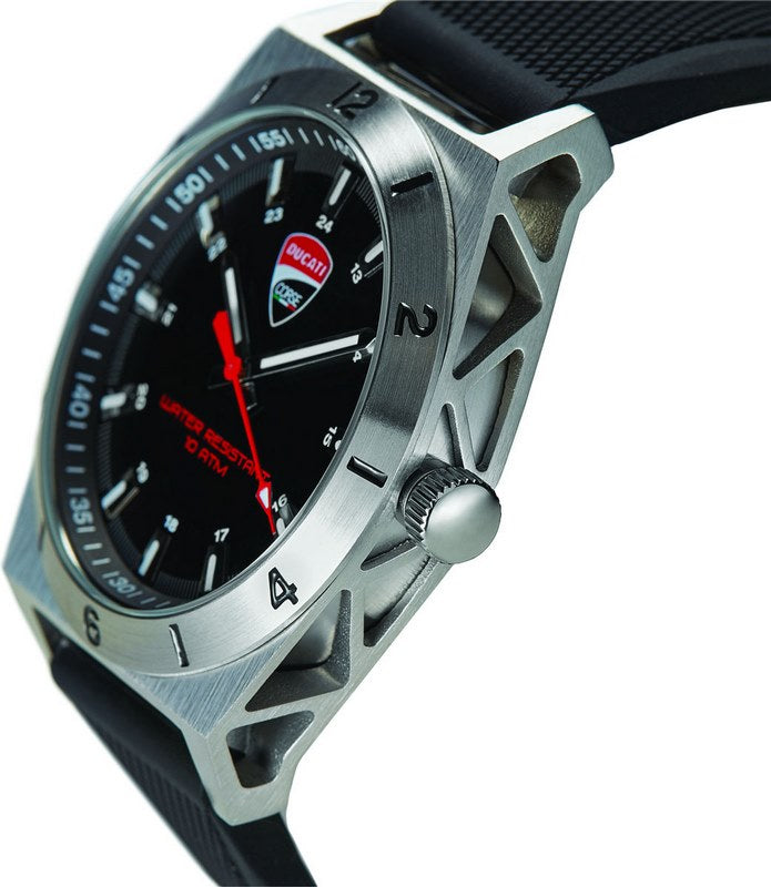Ducati Accessories Dc Power Quartz Watch Black Unisex | 987697336