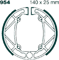EBC-Brakes Plain Motorcycle Replacement Brake Shoes to fit Rear Left