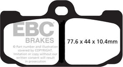 EBC-Brakes USA Made EPFA Series Extreme Pro Sintered Brake Pads to fit Front Left