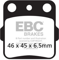 EBC-Brakes R Series Heavy Duty Sintered Brake Pads to fit Rear Right