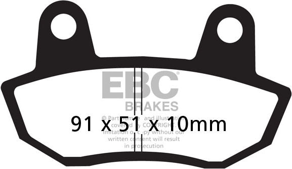 EBC-Brakes British Made Semi-Sintered V-Pads