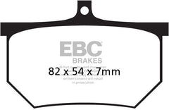 EBC-Brakes British Made Kevlar® Organic FA Series Brake Pads to fit Front Left