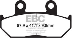 EBC-Brakes British Made Kevlar® Organic FA Series Brake Pads to fit Front Left