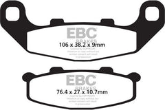 EBC-Brakes British Made Kevlar® Organic FA Series Brake Pads to fit Rear Right