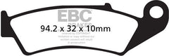 EBC-Brakes British Made Kevlar® Organic FA Series Brake Pads to fit Rear Left