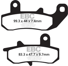 EBC-Brakes British Made Kevlar® Organic FA Series Brake Pads to fit Rear Left
