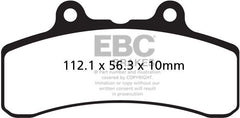 EBC-Brakes British Made Semi-Sintered V-Pads to fit Front Left