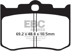 EBC-Brakes British Made Kevlar® Organic FA Series Brake Pads to fit Front Left