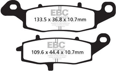 EBC-Brakes British Made Semi-Sintered V-Pads to fit Rear Right