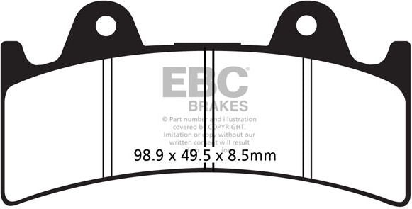 EBC-Brakes USA Made Double-H Series Sintered Brake Pads to fit Front Left