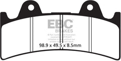 EBC-Brakes USA Made Double-H Series Sintered Brake Pads to fit Front Left