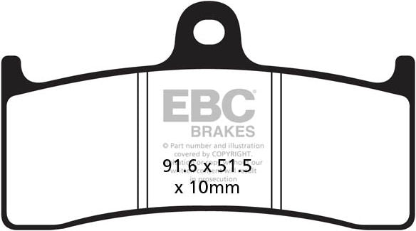 EBC-Brakes USA Made Double-H Series Sintered Brake Pads to fit Front Left