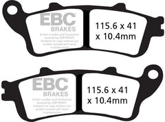 EBC-Brakes British Made Semi-Sintered V-Pads