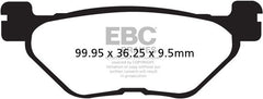 EBC-Brakes USA Made Double-H Series Sintered Brake Pads to fit Rear Right